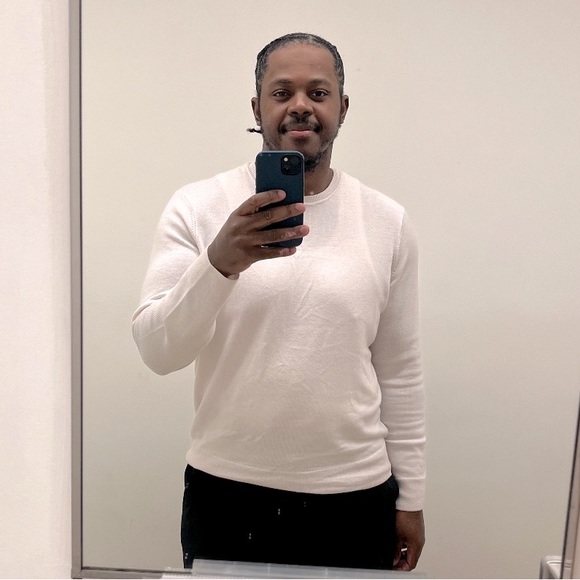 BLACK BROWN 1826 100% MERINO WOOL CREW NECK SWEATER XL - Picture 1 of 5